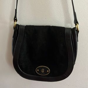 Fossil horse hair crossbody bag, Excellent condition, never used.
